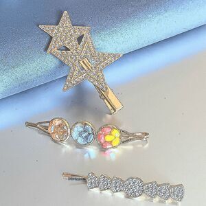 2/$21 Three Pieces Star Pin Hair Accessory Set